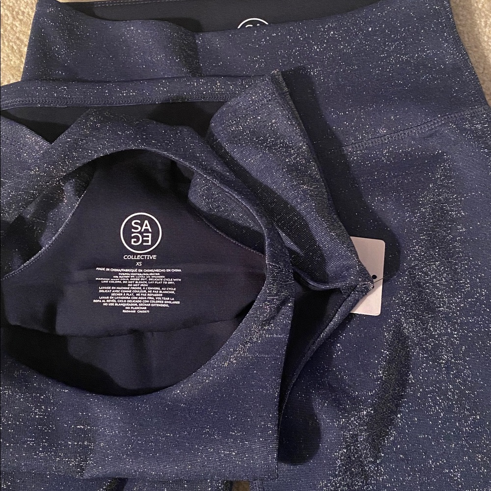 SAGE collective XS NWT workout set. - Picture 10 of 13
